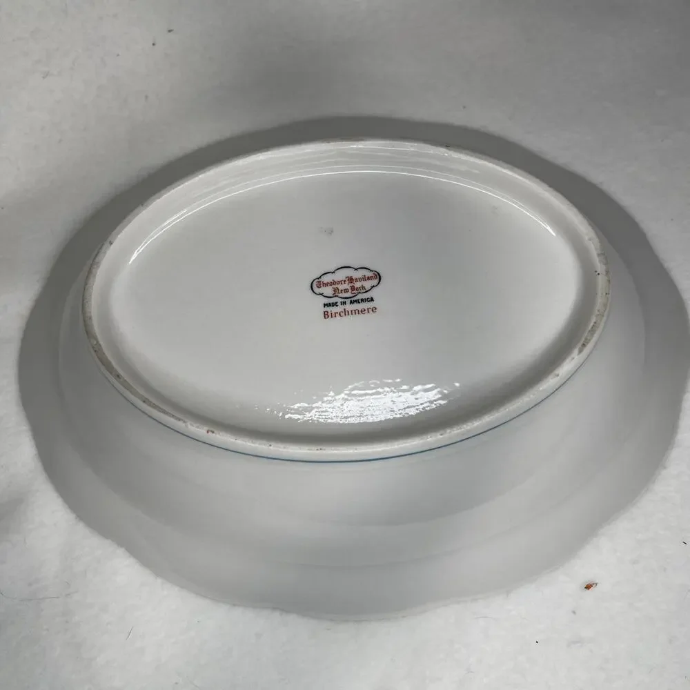 Birchmere by Haviland 9” OVAL VEGETABLE BOWL, USA